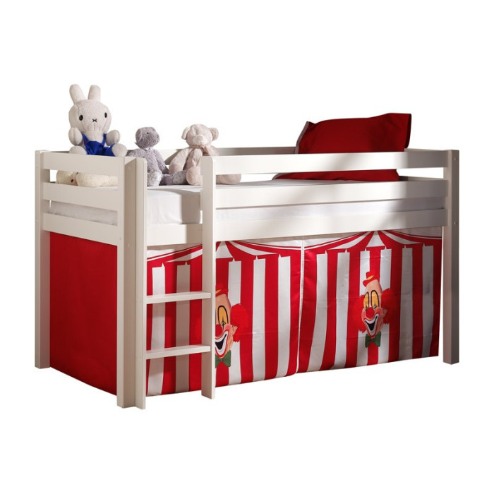 Paris Prix Lit Enfant "Pino Cirque" 90x200cm Blanc