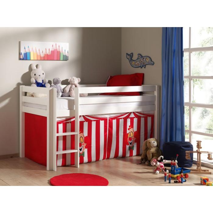 Paris Prix Lit Enfant "Pino Cirque" 90x200cm Blanc