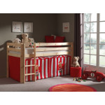 Paris Prix Lit Enfant "Pino Cirque" 90x200cm Naturel