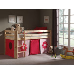Paris Prix Lit Enfant "Pino Flower" 90x200cm Naturel