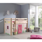 Paris Prix Lit Enfant "Pino Spring" 90x200cm Naturel