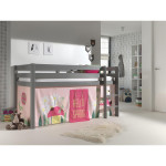 Paris Prix Lit Enfant "Pino Spring" Gris