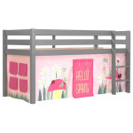 paris prix Lit Enfant "Pino Spring" Gris