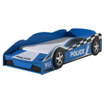 paris prix Lit Enfant "Police" 70x140cm Bleu