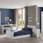 Paris Prix Lit Enfant "Robin" 120x200cm Blanc