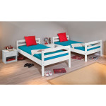 Paris Prix Lit Enfant Superposé "Joe" 90x200cm Blanc