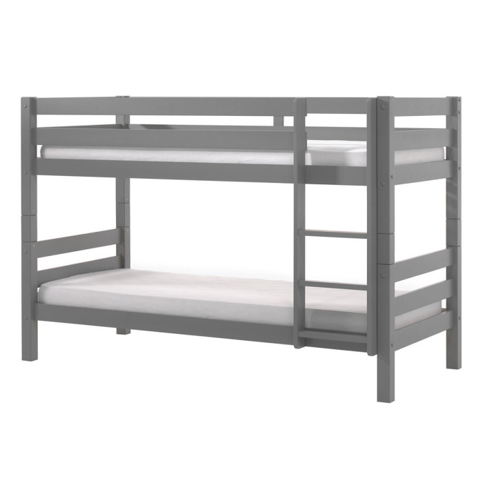 Paris Prix Lit Enfant Superposé "Pino" 90x200cm Gris