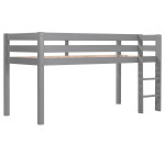 Paris Prix Lit Enfant Surélevé "Pino" 90x200cm Gris