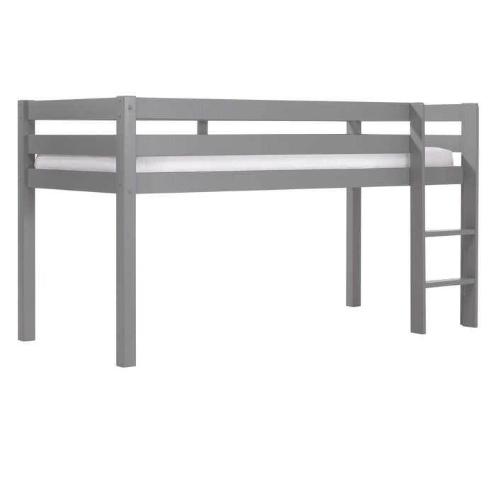 Paris Prix Lit Enfant Surélevé "Pino" 90x200cm Gris