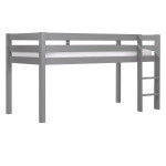 paris prix Lit Enfant Surélevé "Pino" 90x200cm Gris