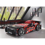 Paris Prix Lit Enfant Voiture "MRX" 90x200cm Noir