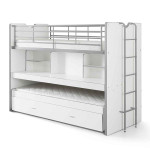 paris prix Lit Mezzanine "Bonny" 90x200cm Blanc