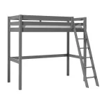 paris prix Lit Mezzanine Enfant "Pino" 90x200cm Gris