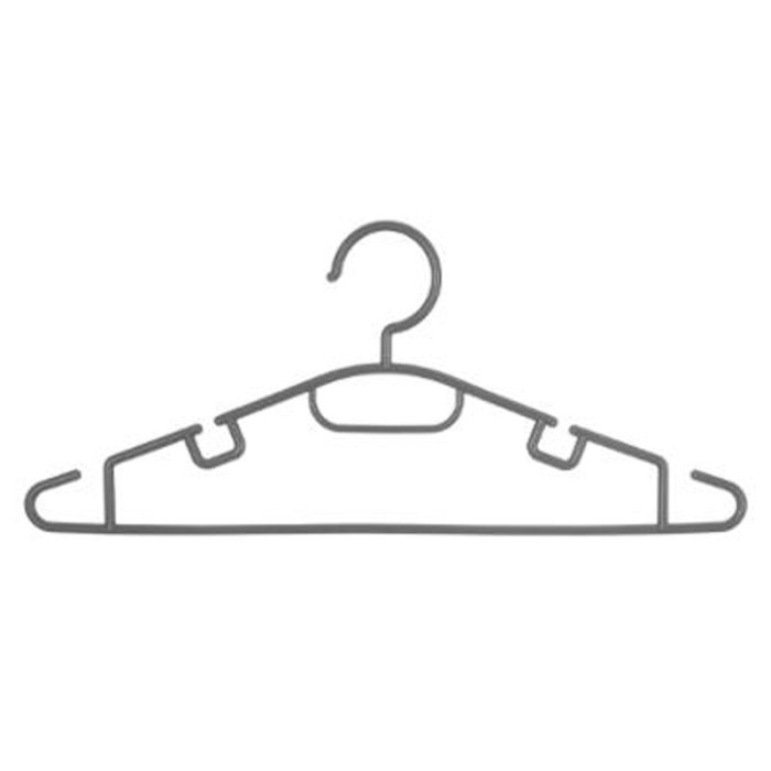 Paris Prix Lot De 10 Cintres 40cm Gris