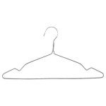 Paris Prix Lot De 10 Cintres En Métal 40cm Gris