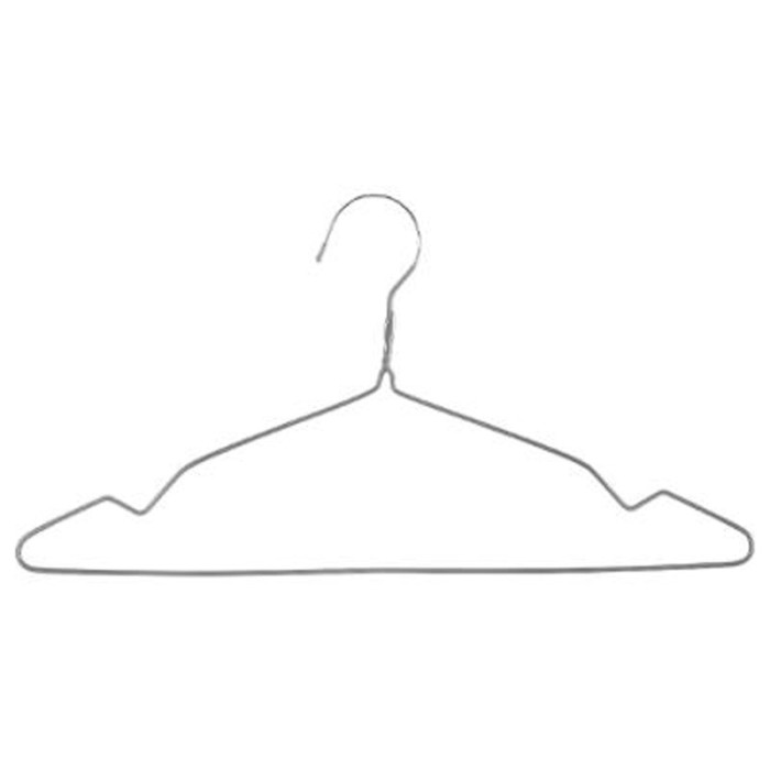 Paris Prix Lot De 10 Cintres En Métal 40cm Gris