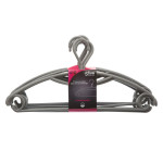 paris prix Lot de 10 Cintres "Pivotants" 41cm Gris