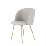 Paris Prix Lot De 2 Chaises Déco "Celina" 84 Cm Gris