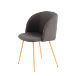 Paris Prix Lot De 2 Chaises Déco "Celina" 84 Cm Noir