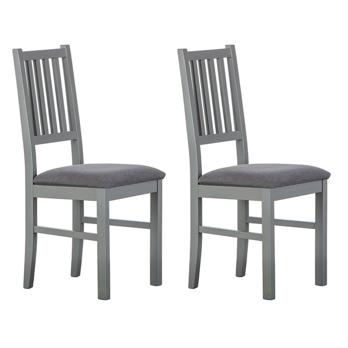 Paris Prix Lot De 2 Chaises Deisgn "Zerno" 95cm Gris