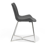 Paris Prix Lot De 2 Chaises Design "Dario" 82cm Gris