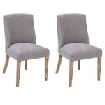 paris prix Lot de 2 Chaises Design "Livia" 89cm Gris
