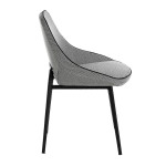 Paris Prix Lot De 2 Chaises Design "Poupa" 80cm Gris