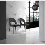 Paris Prix Lot De 2 Chaises Design "Ruben" 80cm Gris