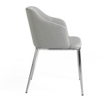 Paris Prix Lot De 2 Chaises Design "Tela" 79cm Gris