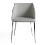 Paris Prix Lot De 2 Chaises Design "Tela" 79cm Gris
