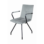 Paris Prix Lot De 2 Chaises Rétro "Eaden" 87cm Gris