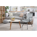 Paris Prix Lot De 2 Chaises Rétro "Eaden" 87cm Gris