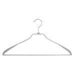 Paris Prix Lot De 2 Cintres En Métal & PVC 44cm Gris