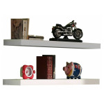 paris prix Lot de 2 Étagères Murales "Lara" Blanc