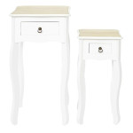 paris prix Lot de 2 Sellettes "Victoria" 75cm Blanc