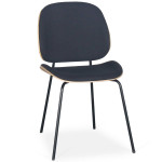 Paris Prix Lot De 4 Chaises Design "Alain" 81cm Noir