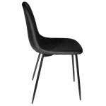 Paris Prix Lot De 4 Chaises Design "Amber" 86cm Noir