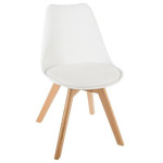 Paris Prix Lot De 4 Chaises Design "Baya" 81cm Blanc
