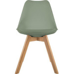 Paris Prix Lot De 4 Chaises Design "Baya" 81cm Kaki