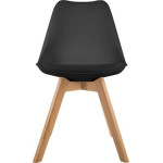 Paris Prix Lot De 4 Chaises Design "Baya" 81cm Noir