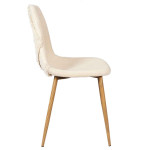 Paris Prix Lot De 4 Chaises Design "Faro" 86cm Beige