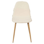 Paris Prix Lot De 4 Chaises Design "Faro" 86cm Beige