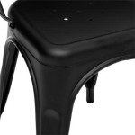 Paris Prix Lot De 4 Chaises Design "Niko" 85cm Noir