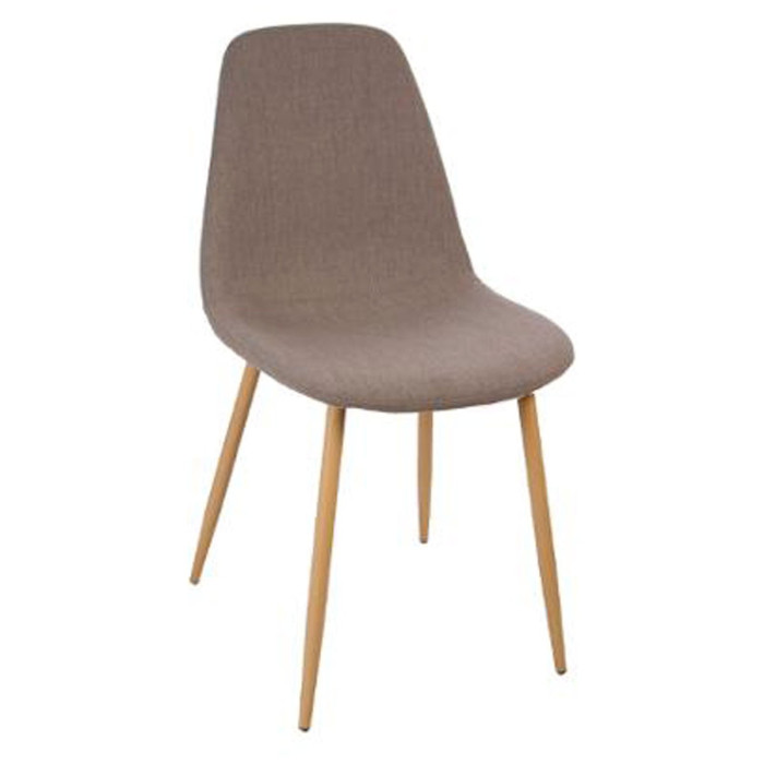 Paris Prix Lot De 4 Chaises Design "Roka" 85cm Taupe
