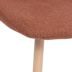 Paris Prix Lot De 4 Chaises Design "Roka" 87cm Ambre