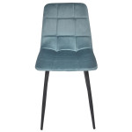 Paris Prix Lot De 4 Chaises "Mateo" 88cm Bleu Canard