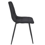 Paris Prix Lot De 4 Chaises "Mateo" 88cm Noir