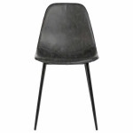 Paris Prix Lot De 4 Chaises Métal "Vladi" 82cm Gris