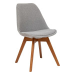 Paris Prix Lot De 4 Chaises Vintage "Baya" 79cm Gris