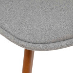 Paris Prix Lot De 4 Chaises Vintage "Baya" 79cm Gris